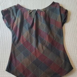 Patagonia Women's Top in Red and Green Plaid